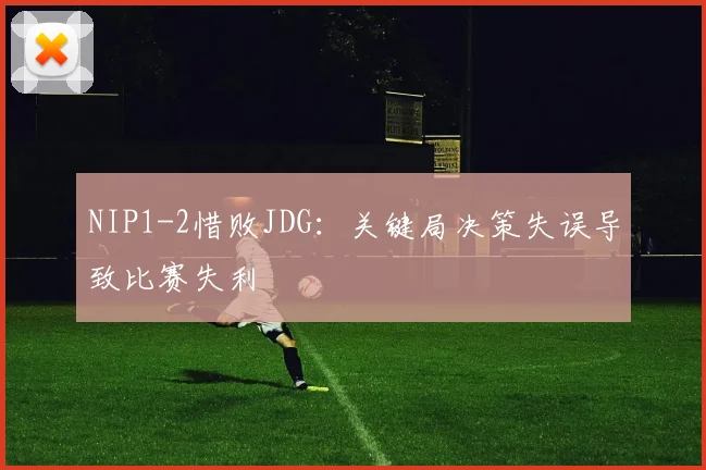 NIP1-2惜败JDG：关键局决策失误导致比赛失利