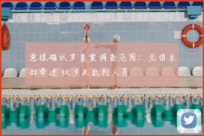 意媒确认罗基案调查范围：无俱乐部牵连 仅涉及裁判人员